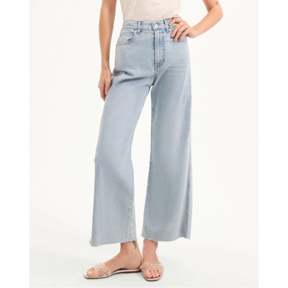 NWT Veronica Beard Taylor Wide Leg Jeans size 27 - Picture 2 of 5